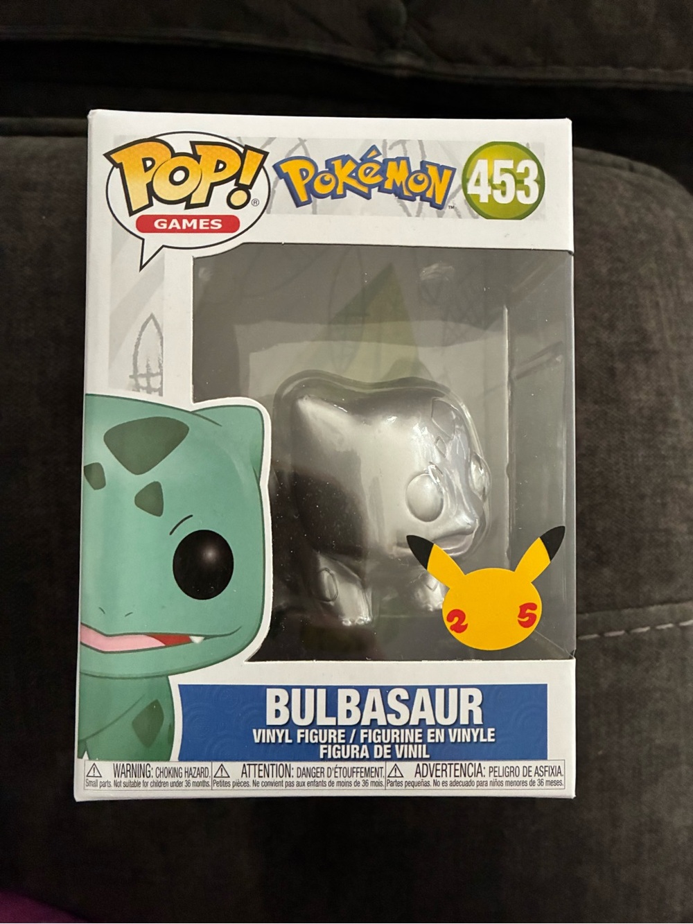Silver Bulbasaur Funko Pop
